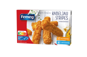 MSC Kabeljau Stripes paniert vorgebacken GLC 250g