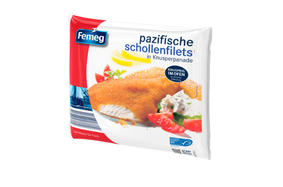 MSC pacific plaice fillets breaded and prefried