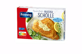 MSC Pacific plaice fillets breaded with horseradish cream filling